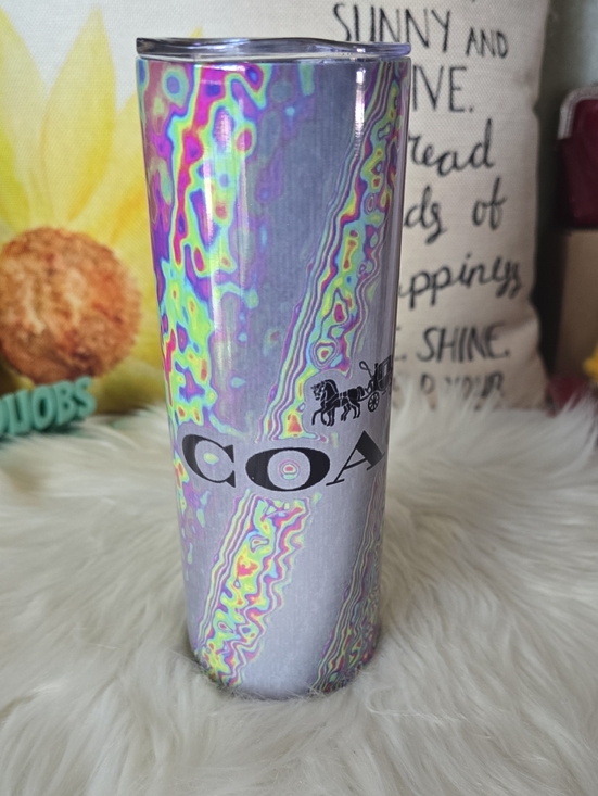 Other - FASHION NWT Travel Tumbler With Lid And Straw, And Scrubber, Off BRAND